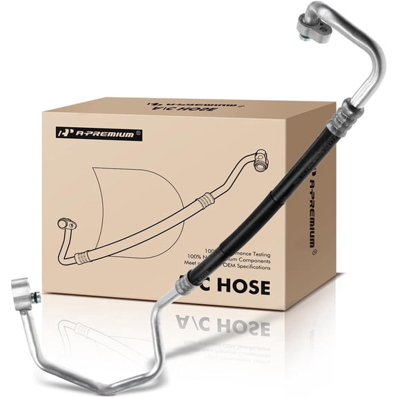 A-Premium A/C Discharge Line Hose Assembly Compatible with Volkswagen Jetta 2011-2015, Passat 2012, Beetle 2013-2015, 2.0L, Diesel, Compressor to Condenser