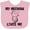 AD-Pink, variant on Inktastic My Meemaw Loves Me Girls Girls Baby Bib