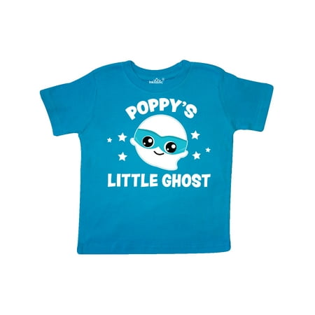 

Inktastic Cute Poppy s Little Ghost with Stars Gift Toddler Boy or Toddler Girl T-Shirt