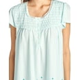 thumbnail image 4 of Casual Nights Women's Flowery Short Sleeve Nightgown, 4 of 5