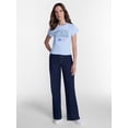 thumbnail image 2 of Disney Women’s Stitch and Angel Graphic Baby Tee, Sizes XXS-XXL, 2 of 5