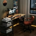thumbnail image 5 of 40 Inch Computer Desk, Modern Simple Style Desk for Home Office, Study Student Writing Desk,Walnut, 5 of 14