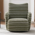 thumbnail image 2 of Tcbosik Swivel Accent Chair, Boucle Fabric Upholstered Chair with Metal Frame for Bedroom, Living Room, Easy Assembly, Olive Green, 2 of 11
