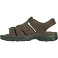thumbnail image 4 of kozi Sandale Classique Décontractée pour Homme Sandale de Pêcheur FISHMAN-2 Bout Ouvert Bride de Cou-de-Pied Ajustable Noir et Café, 4 of 8
