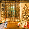 thumbnail image 2 of Luces de cortina Ollny Christmas 300 LED de 3 x 3 m para exteriores, 2 of 9