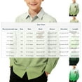 thumbnail image 2 of RXMEKW Chemise à Manches Longues Imprimée de la Saint-Patrick pour Garçons avec Col Rabattu, 95 % Coton 5 % Élasthanne, Vert, 2 of 7