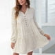 thumbnail image 1 of Vestido floral de verano Ticfox Con botones delanteros Cuello en V, 1 of 6