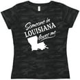 thumbnail image 3 of Inktastic Someone in Louisiana Loves Me Women's T-Shirt, 3 of 5