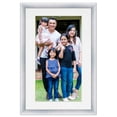 thumbnail image 2 of 12x22 Frame Silver With White Picture Mat For 12x22 Photo - Silver 14x24 Frame To Display Print or, 2 of 8