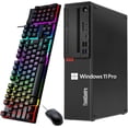 thumbnail image 3 of Lenovo ThinkCentre M720S SFF Desktop PC ~ New 24" FHD Monitor ~ Intel Core i5 Processor ~ 16GB RAM ~ 256GB SSD ~ RGB Keyboard Mouse ~ Windows 11 Pro, 3 of 7