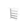 thumbnail image 3 of Nexera 4 Tier Ladder Bookshelf, White, 3 of 6