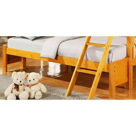Elise Twin over Full Bunk Bed Conversion Kit, Honey Pine