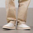 thumbnail image 4 of Men's All-Black Minimalist Mixed-Material Sneakers, Casual Monochrome Shoes, 4 of 10