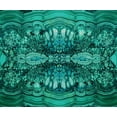 thumbnail image 2 of Carson, Danielle 14x12 Gold Ornate Wood Framed with Double Matting Museum Art Print Titled - Majestic Malachite, 2 of 4