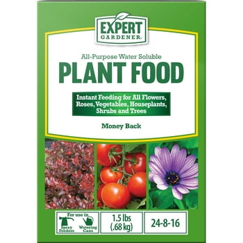 Expert Gardener All-Purpose Water Soluble  Food, 24-8-16 Fertilizer, 1.5 lb.