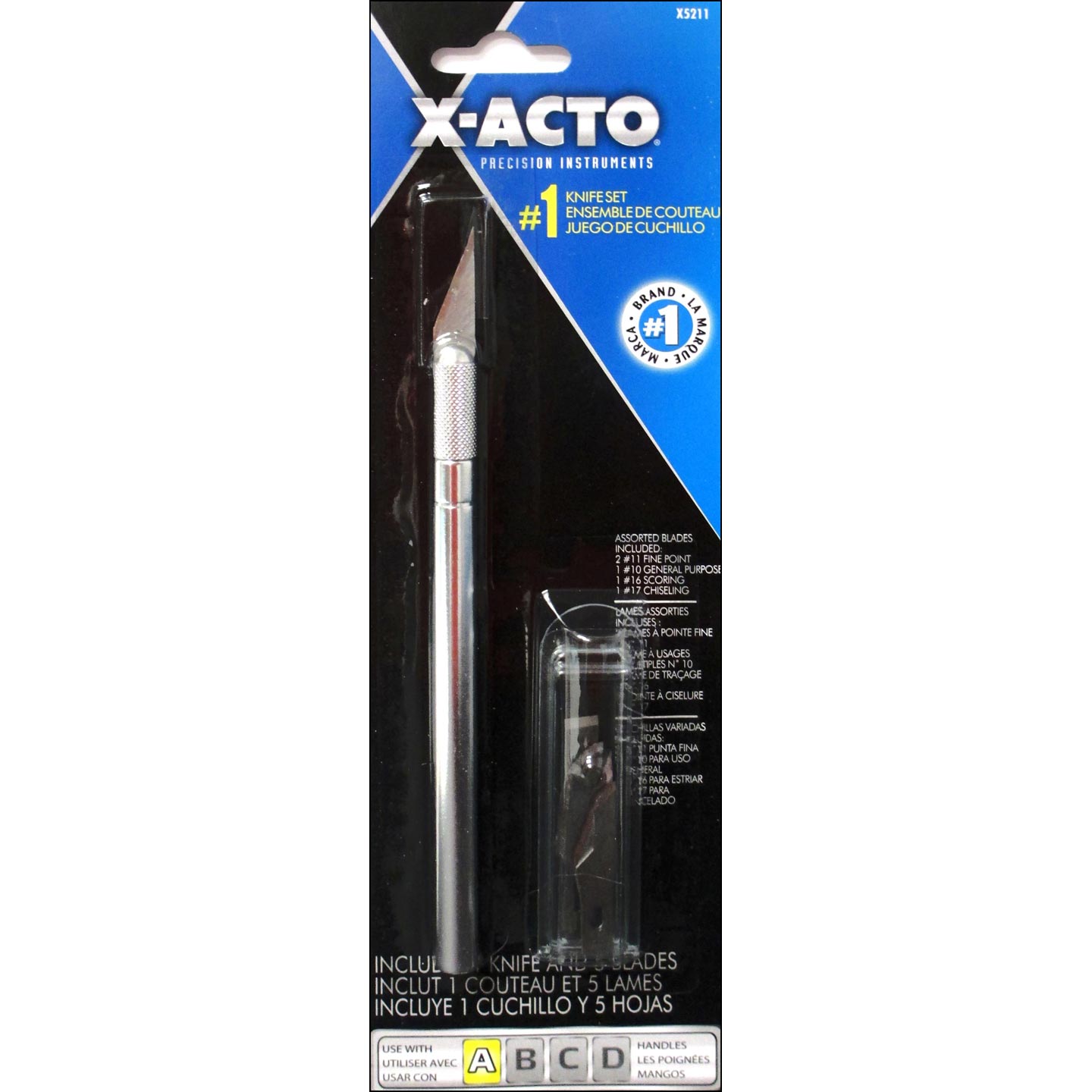 XACTO Knife Set Number 1, 6 pieces