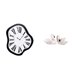 thumbnail image 1 of Reloj de pared con figura de cisne, escultura de resina, centro de mesa, material acrílico, ideal para la decoración del hogar, la oficina, la sala de, 1 of 8