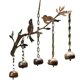 thumbnail image 3 of Happy Gardens Carillones de viento para pájaros con campanas – 5 campanas suspendidas con decoración de jardín de pájaros – Regalos al aire libre para el día de la madre y decoraciones de pa, 3 of 5