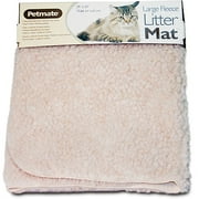Petmate Fleece Cat Litter Mat, Large