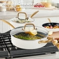 thumbnail image 5 of Caannasweis 15 Pieces Ceramic Nonstick Cookware Set with Cooking Utensils, 5 of 8
