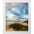 thumbnail image 3 of Alan Hausenflock 12x14 White Modern Wood Framed Wall Art Titled - Cotton Candy Sunrise II, 3 of 5