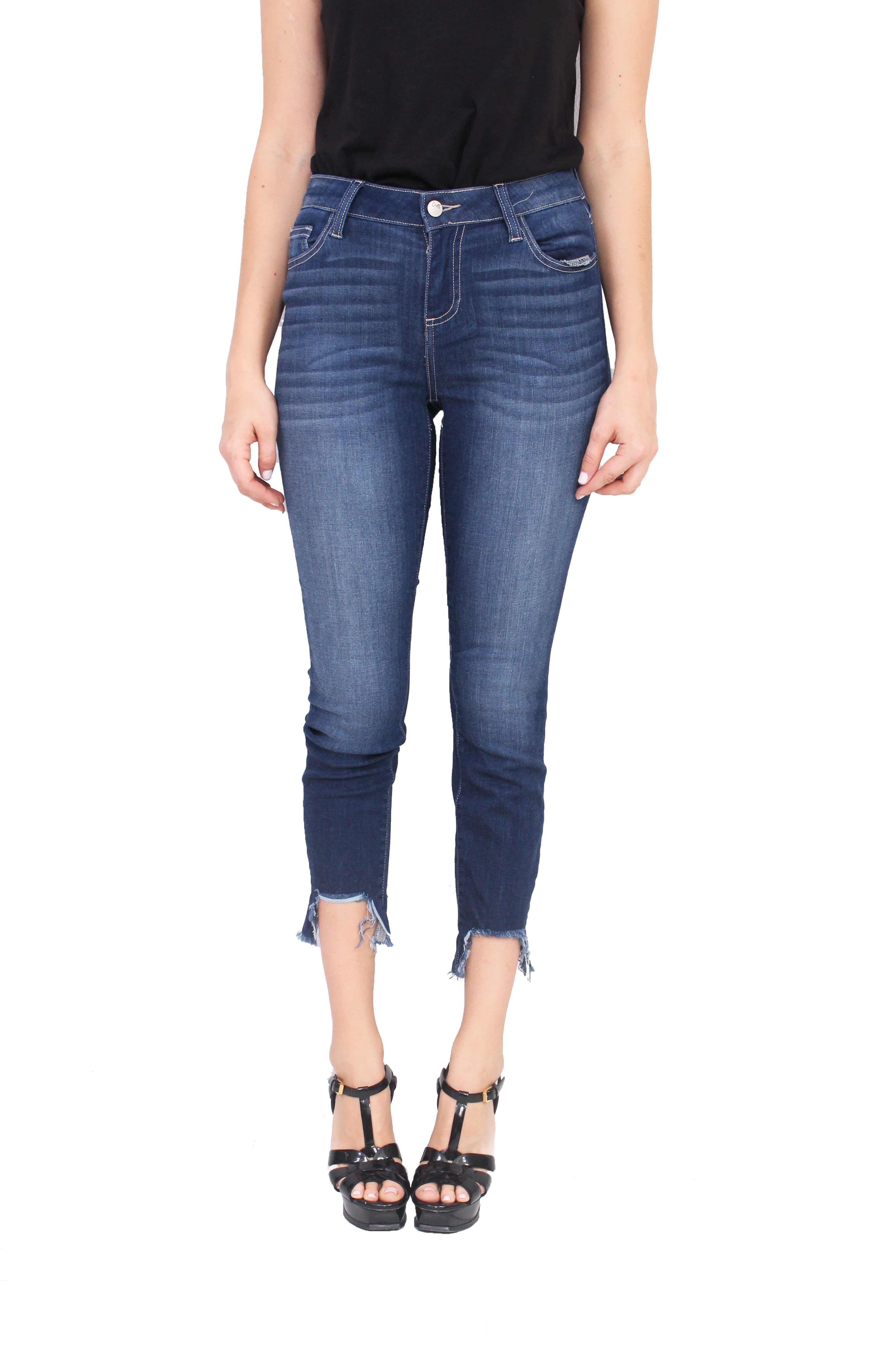 cropped skinny jeans womens