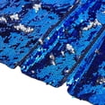 thumbnail image 2 of WEBEEDY PET Reversible Sequin Fabric for Dress Performance Stage Blue 130x0.07cm, 2 of 6