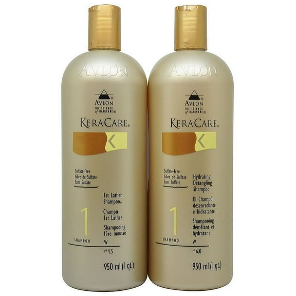 Keracare 1st Lather Shampoo   Hydrating Detangling Shampoo 950 ml / 1 qt. Duo