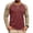 Red, variant on Mens Tops Long Sleeve Color Blocked Crew Neck T Shirts Tops Casual Breathable Daily Wear Tops for Men
