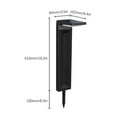 thumbnail image 4 of Xihbxyly Lámpara Solar para Patio, Lámpara de Exterior de Bajo Consumo, Luminaria de Jardín con Brillo Ajustable, Diseño Resistente a La Intemperie, Ideal para Caminos, Senderos y Jardines, Ideal par, 4 of 5