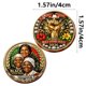 thumbnail image 3 of 100th Anniversary Commemorative Coin Antique Gold Finish, 3 of 9