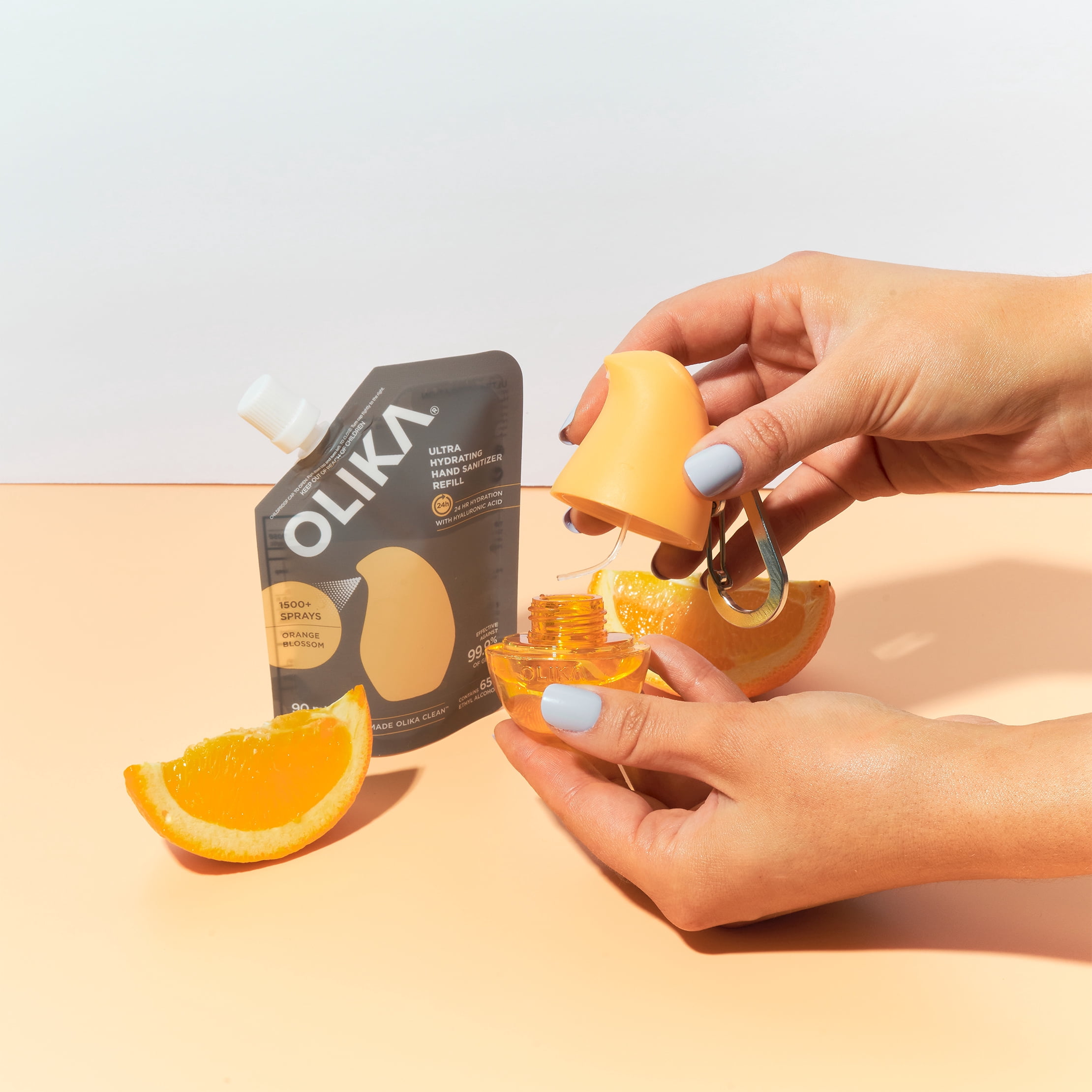 OLIKA Ultra Hydrating Hand Sanitizer Refill Orange Blossom