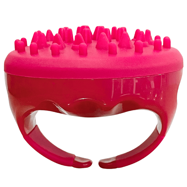 M3 Naturals Silicone Body Massager Brush, Pink photo 2