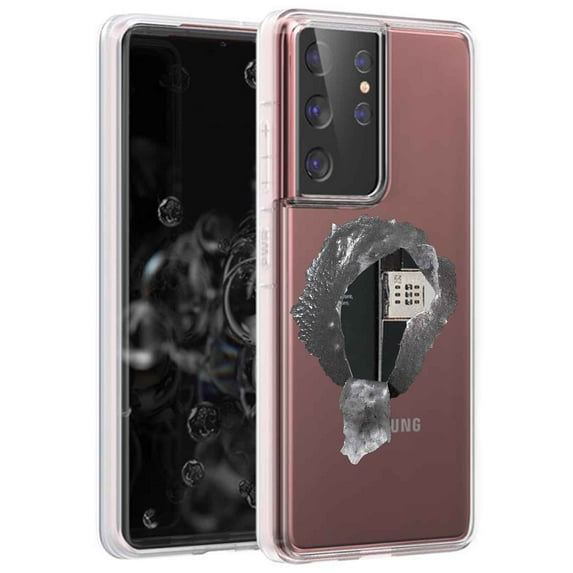 TalkingCase Slim Phone Case for Samsung Galaxy S21 Ultra 5G, S30 Ultra, (Not S21,S21+), Shotgun Hole2 Print, Lightweight,Flexible,Soft, USA