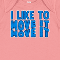 thumbnail image 4 of Inktastic I Like to Move It Move It Boys or Girls Baby Bodysuit, 4 of 5