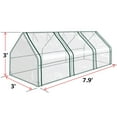 thumbnail image 3 of Sunrise Garden Flower Greenhouse Portable Mini Greenhouse House Yard for Plants/Vegetables (3'x7.9'x3'), 3 of 13