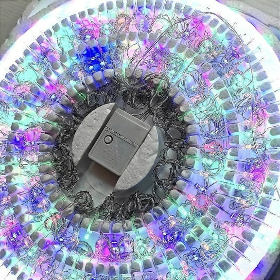 Musical Christmas Lights,100 lights 23.7ft Plays Classical Holiday Songs, Mini Bulb String Lights for indoor Christmas Tree Garden Party Garland Decor Multi Color