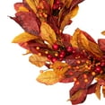 thumbnail image 6 of Northlight Berries with Leaves Artificial Fall Harvest Twig Wreath - 24", 6 of 10