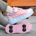 thumbnail image 6 of Kids Roller Skates Light up Shoes with Wheels Shoes LED USB Charging Roller Sneakers for Girls Boys Birthday Christmas Gift, 6 of 14