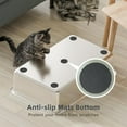 HighSided Stainless Steel Cat Litter Box,Stainless Steel Litter Box