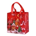 thumbnail image 2 of Clearance Under $1 Christmas Non-Woven Gift Bag with Handles - Red, 2 of 5