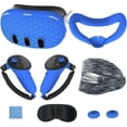 thumbnail image 1 of VR Accessories Set For Meta Quest 3, Includes 7 Pcs: Protective Face Cover, Controller Grips, Headset Cover, Lens Protector, And Shell Cover, 1 of 8