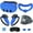 Blue, variant on VR Accessories Set for Meta Quest 3, with Protective Face Cover, Controller Grips, Headset Case, Lens Protector-White