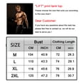 thumbnail image 4 of Men Muscle Bodybuilding Sleeveless Shirt Tank Top Gym Singlet Fitness Sport Vest (White, Medium), 4 of 7