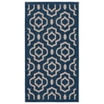 thumbnail image 2 of Safavieh Courtyard Lavern Geometric Indoor/Outdoor Area Rug, Navy/Beige, 2' x 3'7", 2 of 10