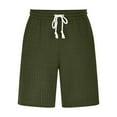 thumbnail image 3 of Men's Casual Athletic Shorts Knee Length Drawstring Elastic Waist with Pockets, Quick Dry Breathable Loose Fit Summer Beach Shorts for Sports Running Jogging Walking, S-3XL, 3 of 5