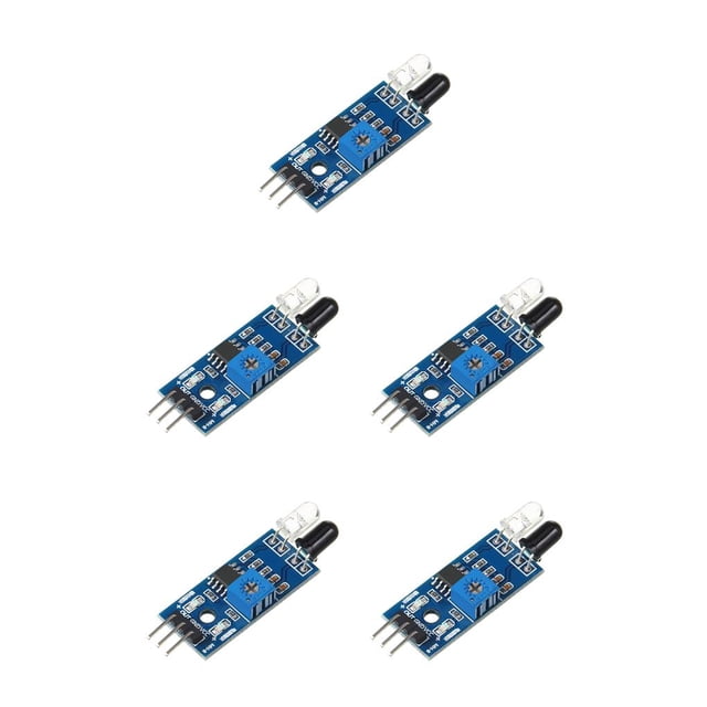 Sidaley Sensor Module Adjustable Distance 3-5v DC Supply with Flexible Transducer Reflection Durable Power Photoelectric Indicator Red Type2 NO2