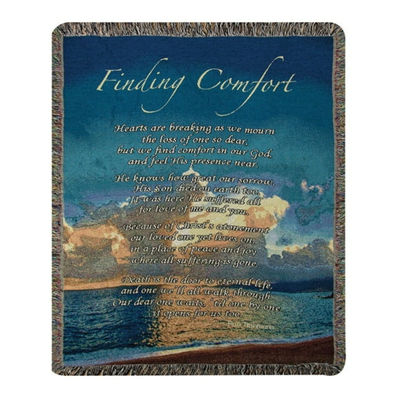 Charlotte Home Furnishings WW-8711-12224 Finding Comfort Afghan Throw, Blue