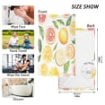 thumbnail image 6 of Yayeee 100% Cotton Hand Towels for Bathroom 16" x 28" Soft Absorbent Kitchen Towel, Candy Lemon, 6 of 7