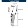 thumbnail image 2 of Multiple Purpose Steel Clasps 10PCS High Load Capacity Rustproof Designs Reinforced Metal Hasp Latches Simple Installation, 2 of 8